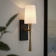 Trenton One Light Wall Sconce (TRE-221-OP-AG-BF)