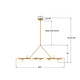 Terrell LED Linear Chandelier (TRL-2807-LG)