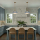 Xander One Light Pendant (XAN-8006-VG-BL)