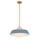 Crystorama - XAN-8009-VG-BL - Three Light Pendant - Xander - Vibrant Gold
