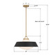 Xander Three Light Pendant (XAN-8009-VG-MK)