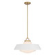 Xander Three Light Pendant (XAN-8009-VG-WH)