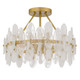 Abigail Four Light Semi-Flush Mount (ABI1718BRG)