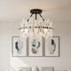 Abigail Four Light Semi-Flush Mount (ABI1718MBK)