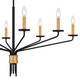 Alexander Eight Light Chandelier (ALEX5040MBK)