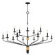 Alexander 15 Light Chandelier (ALEX5055MBK)