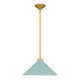 Bradbury One Light Pendant (BRADB1814BRG)