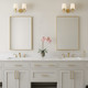 Dorothea Two Light Vanity (DOT8616GFL)