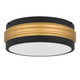 Emmett Three Light Flush Mount (EMM1616MBK)