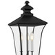 Farley Three Light Outdoor Post Lantern (FARL9010MBK)