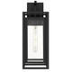 Jayce One Light Outdoor Wall Lantern (JAY8407MBK)