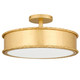 Mara Three Light Semi-Flush Mount (MARA1616GFL)