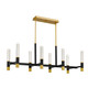 Quoizel - PCDAV844BRG - LED Island Pendant - Davies - Brushed Gold