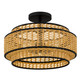 Teton Three Light Semi-Flush Mount (TET1716MBK)