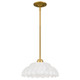 Whitecap One Light Pendant (WHP1814BRG)