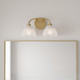 Whitecap Two Light Vanity (WHP8615BRG)