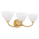 Whitecap Three Light Vanity (WHP8623BRG)
