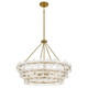 Quoizel - WRIG2830BRG - Six Light Pendant - Wright - Brushed Gold