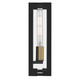 Young One Light Outdoor Wall Lantern (YOUN8406MBK)