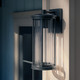 Barras One Light Outdoor Wall Mount (59023BKDS)