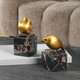 Golden Finch Figurines Set/2 (18301)