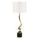 Uttermost - 30614-1 - One Light Buffet Lamp - Spiraling - Antique Brass