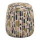 Uttermost - 53070 - Ottoman - Arem - Blush White Olive Mustard Graphite