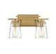 Savoy House - 8-1020-2-322 - Two Light Bath Bar - Calhoun - Warm Brass