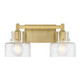 Savoy House - 8-1030-2-322 - Two Light Bathroom Vanity - Dover - Warm Brass
