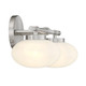 Barrow Two Light Bathroom Vanity (8-1050-2-SN)