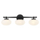 Savoy House - 8-1050-3-BK - Three Light Bathroom Vanity - Barrow - Matte Black