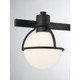 Pierce Three Light Bathroom Vanity (8-1060-3-BK)