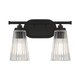 Savoy House - 8-1745-2-BK - Two Light Bathroom Vanity - Chantilly - Matte Black