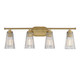 Savoy House - 8-1745-4-322 - Four Light Bathroom Vanity - Chantilly - Warm Brass