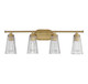 Chantilly Four Light Bathroom Vanity (8-1745-4-322)