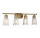 Chantilly Four Light Bathroom Vanity (8-1745-4-322)