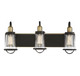 Savoy House - 8-1780-3-79 - Three Light Bath Bar - Lansing - English Bronze and Warm Brass