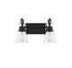 Lakewood Two Light Bathroom Vanity (8-1830-2-BK)
