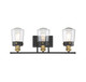 Savoy House - 8-2069-3-51 - Three Light Bath Bar - Macauley - Vintage Black with Warm Brass