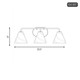 Blair Three Light Bathroom Vanity (8-2988-3-322)