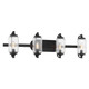 Holton Four Light Bathroom Vanity (8-3024-4-BK)