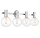 Wright Four Light Bathroom Vanity (8-3076-4-11)