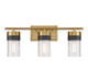 Savoy House - 8-3600-3-322 - Three Light Bathroom Vanity - Brickell - Warm Brass