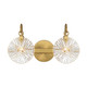 Savoy House - 8-3981-2-322 - Two Light Bathroom Vanity - Addison - Warm Brass