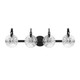 Addison Four Light Bathroom Vanity (8-3981-4-BK)