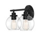 Carson Two Light Bath Bar (8-4050-2-BK)