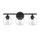 Carson Three Light Bath Bar (8-4050-3-BK)