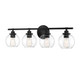 Carson Four Light Bath Bar (8-4050-4-BK)