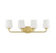 Capra Four Light Bath Bar (8-4090-4-322)