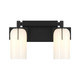 Savoy House - 8-4128-2-BK - Two Light Bathroom Vanity - Caldwell - Matte Black